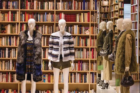 50,000 tomes have been used to create the appearance of a bookshop